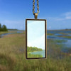 Landscape Painting Pendant - Lowcountry Marsh