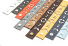 Leather Bracelet - Window Pane Pattern