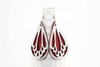 Leather Earrings - Elegant Teardrop