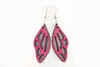 Leather Earrings - Butterfly Wing