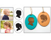 Custom Children's Portrait Ornament - Choose Your Color