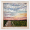 Custom Wool Landscape Painting: Choose Your Size, Frame, and Scene