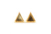 Acrylic Post Earrings - Geometric Triangle Design