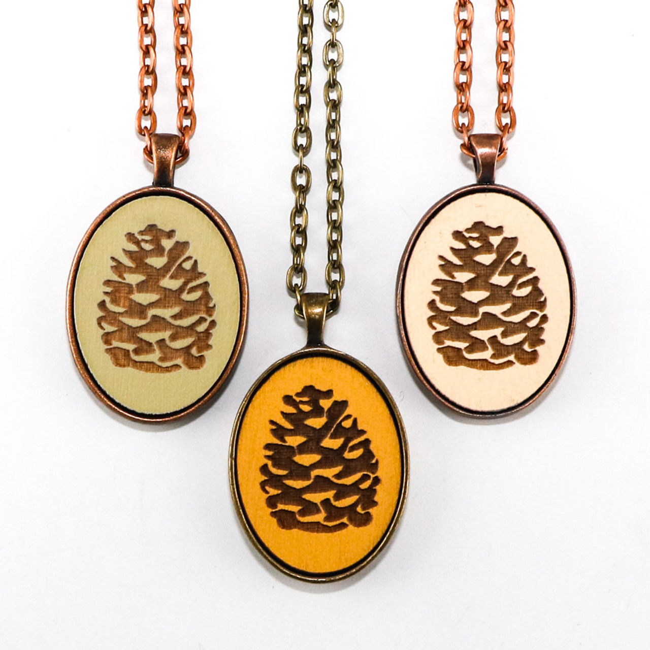 Silver Conelet Pinecone Necklace – The Wild Pine