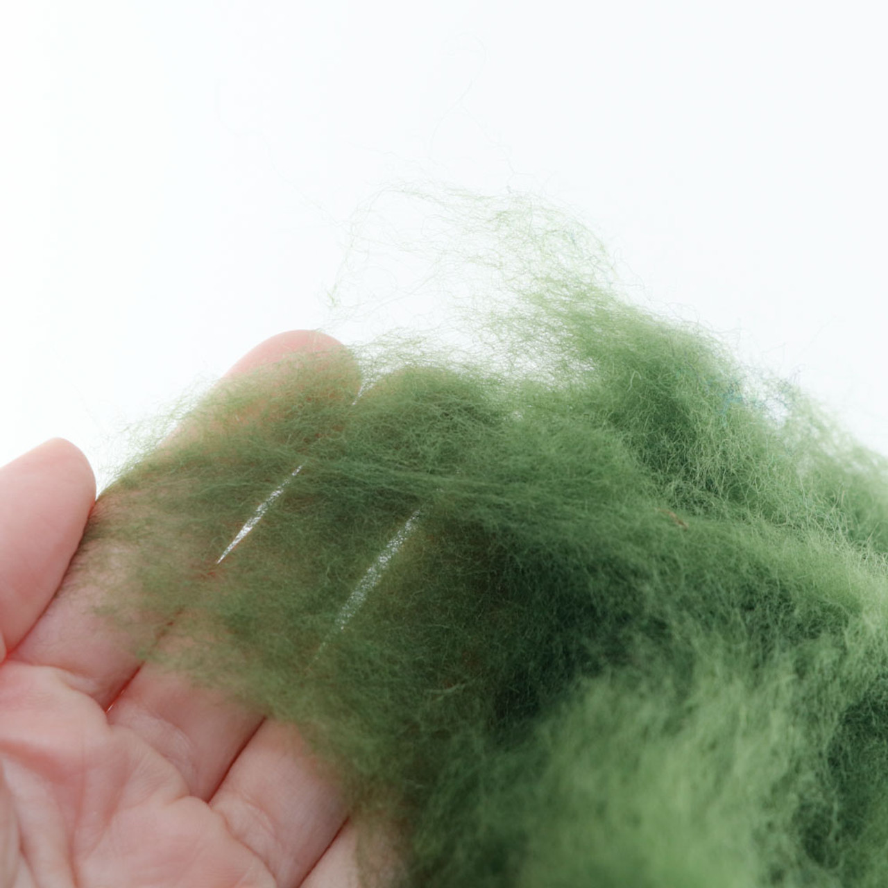 Lime Green - Wool Roving Needle Felting Material (Per Ounce)