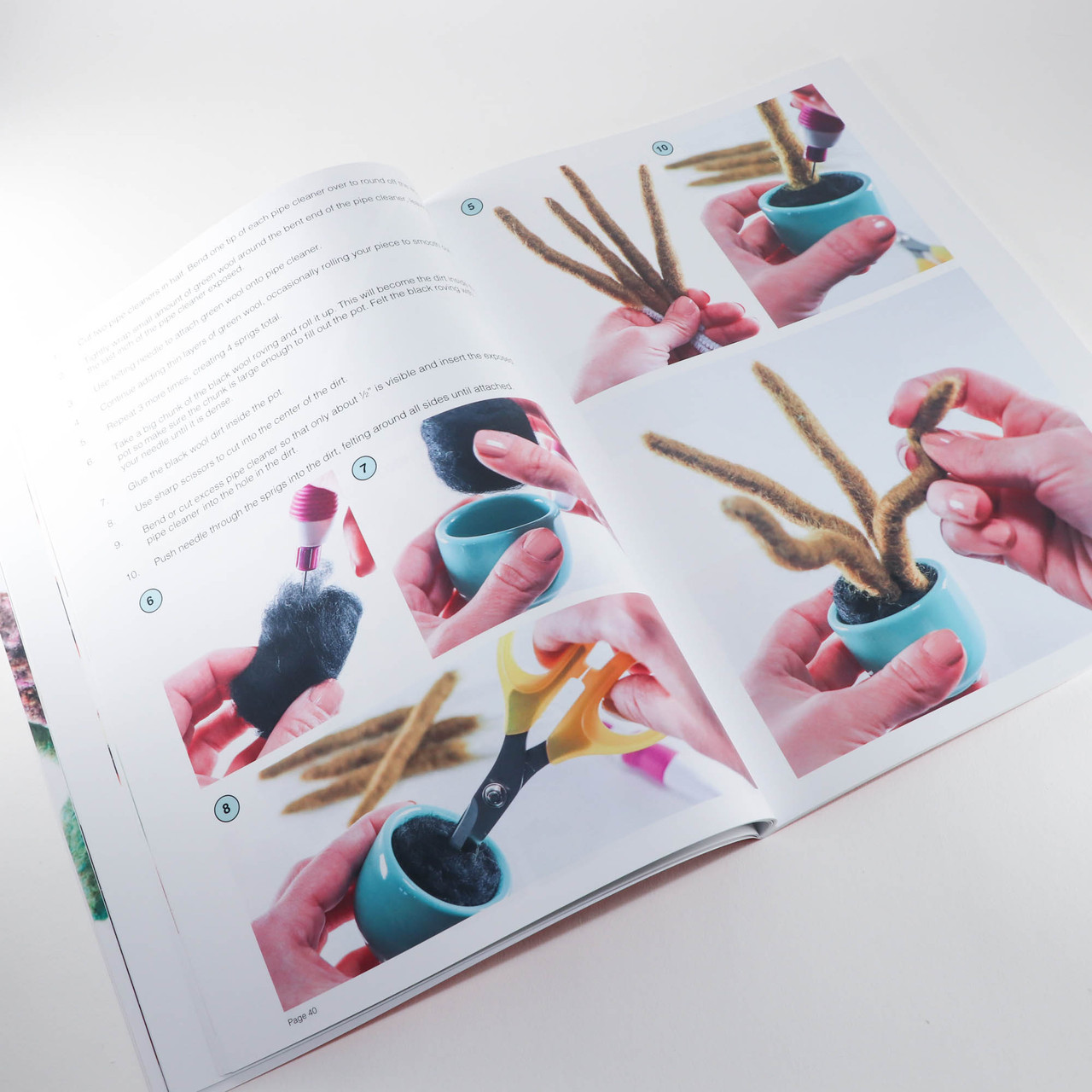 BOOK: Needle Felted Plants (a DIY workbook) - Once Again Sam