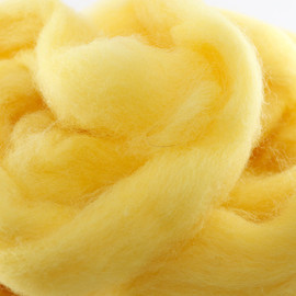 Sunshine Yellow - Wool Roving Needle Felting Material (Per Ounce)