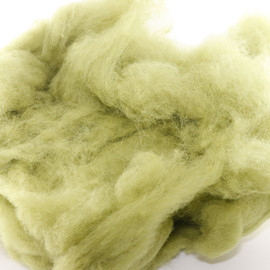 Lime Green - Wool Roving Needle Felting Material (Per Ounce)