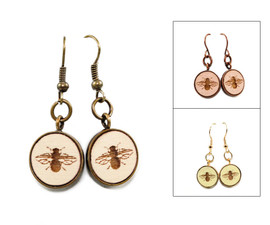 Small Dangle Earring - Bee