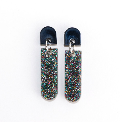 Sparkle Acrylic Dangle Earrings - Latitude Design