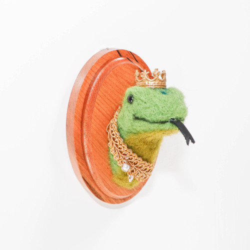 Needle Felted Snake Portrait (Animal Kingdom Collection)