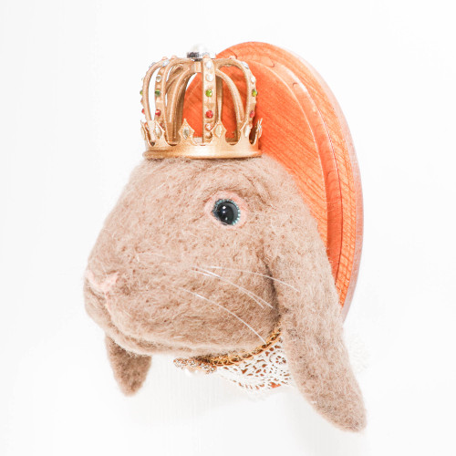 Needle Felted Rabbit Portrait (Animal Kingdom Collection)
