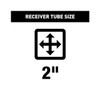 Receiver Tube Size