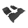 2016-2024 Nissan Titan 3D All-Weather Floor Mats - With Storage Box: Full Set