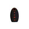Nissan Key Fob Case 4- Button Black and Red