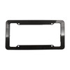 Black Carbon Fiber License Plate Frame 