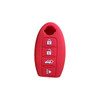 Nissan Key Fob Case - 4 Buttons: Red