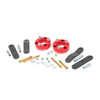 2005-2025 Nissan Frontier 2.5in Lift Kit - Red Spacers