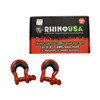 3/4" D-Ring Shackle Set - Red