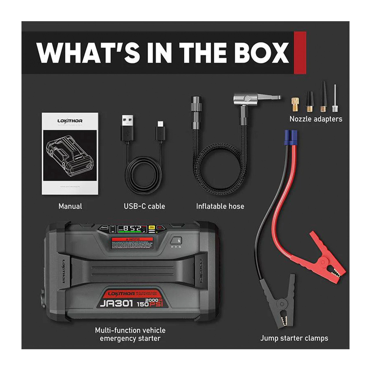 LOKITHOR JA301 Jump Starter - Free Shipping | All Things Nissan