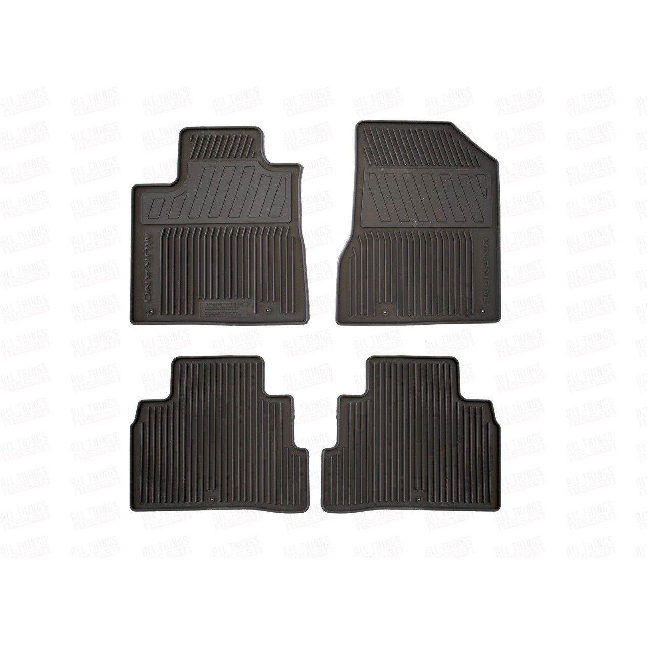 2019 2024 Nissan Murano Rubber Floor Mats All Things Nissan