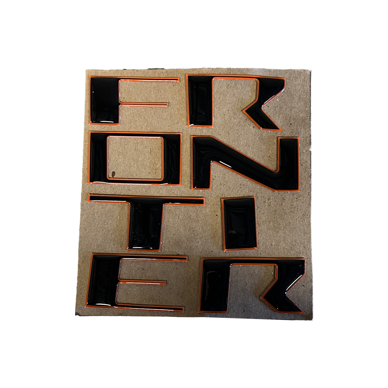22 Frontier Lettering 2022-2025 Nissan Frontier Grille Letter Inserts | All Things Nissan