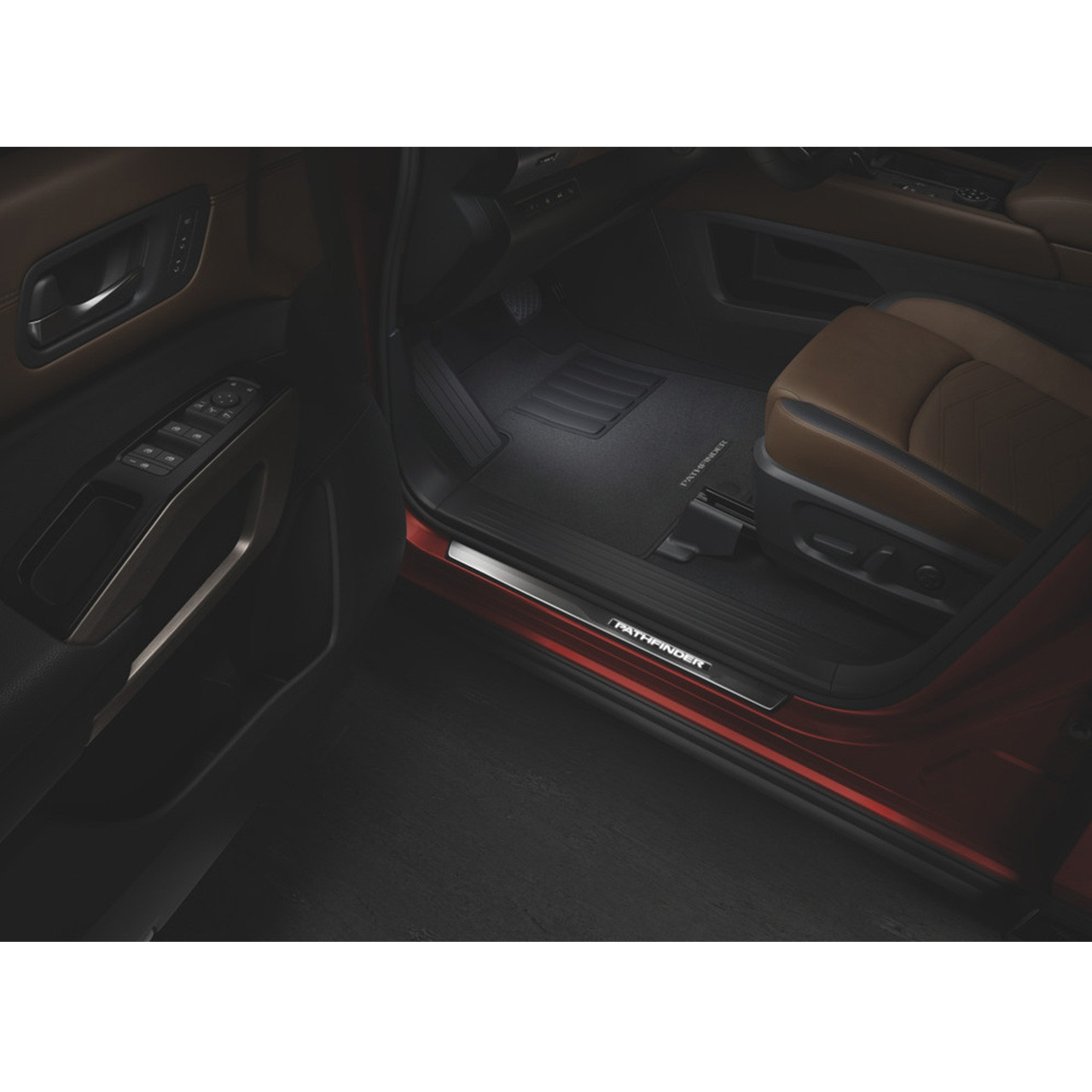 20222024 Nissan Pathfinder Illuminated Kick Plates All Things Nissan