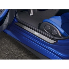 2023-2026 Nissan Z Illuminated Kick Plates - Brushed Metallic