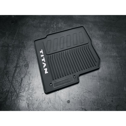 2017-2019 Nissan Titan Single Cab Rubber Floor Mats