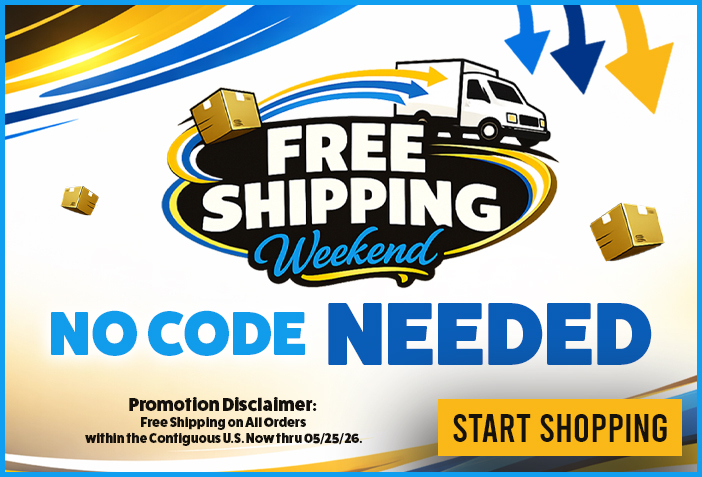 Free Shipping Weekend!