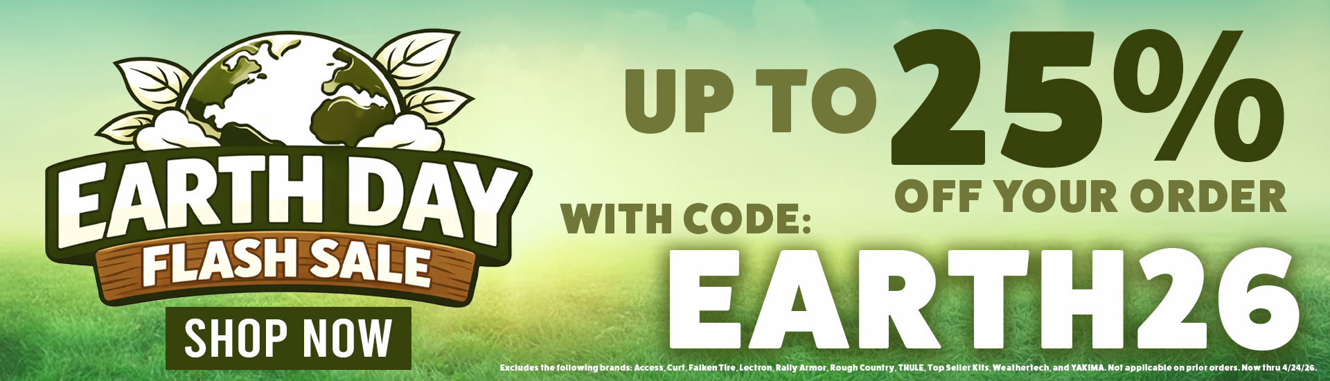 Earth Day Flash Sale