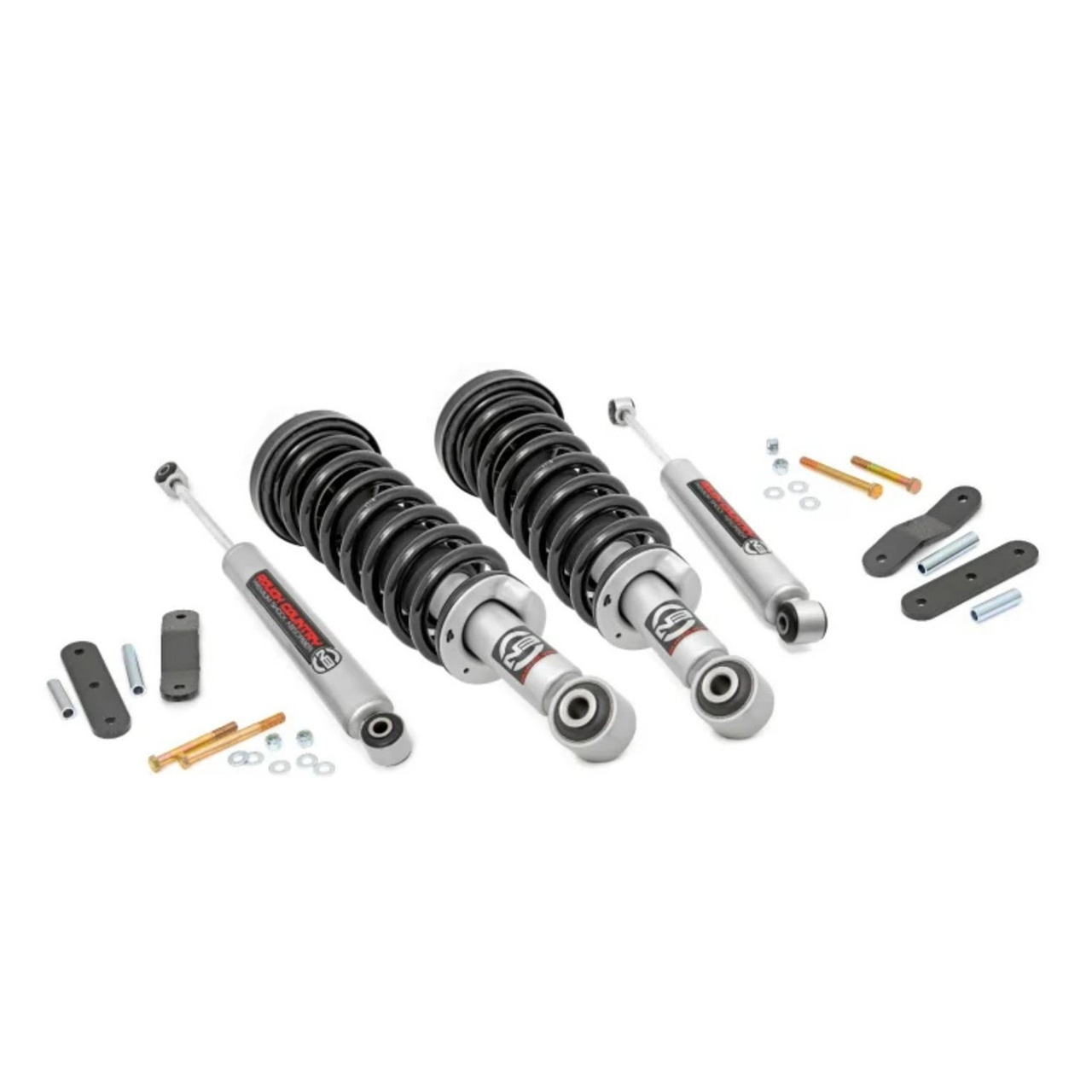 Nissan Frontier Leveling Lift Kit - 2.5" Front, 2" Rear With Shackles For 2005-2024 Models