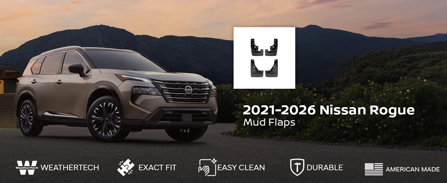 2021-2026 Nissan Rogue WeatherTech Mud Flaps