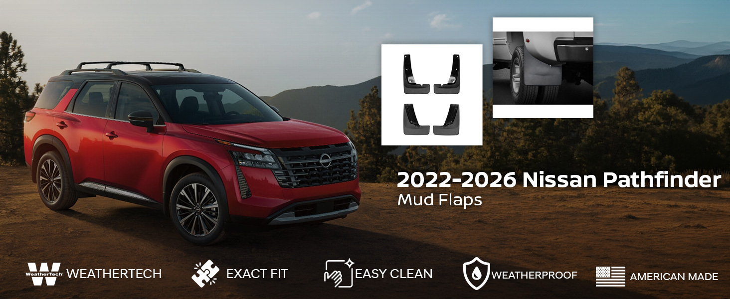 2022-2026 Nissan Pathfinder WeatherTech Mud Flaps