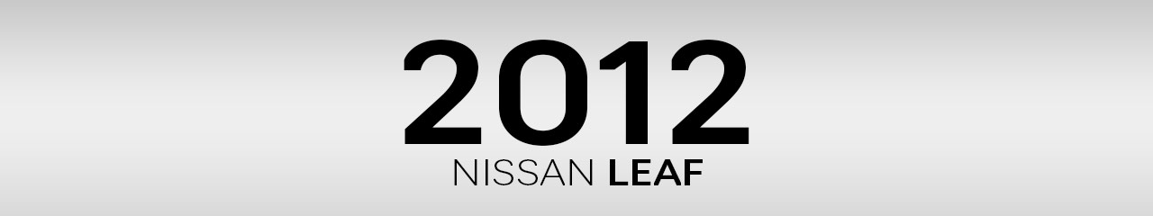 2012 Nissan Leaf Exterior Accessories