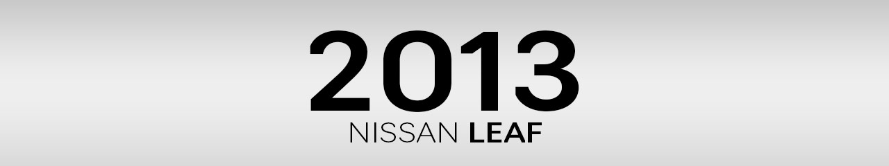 2013 Nissan Leaf Accessories and Parts