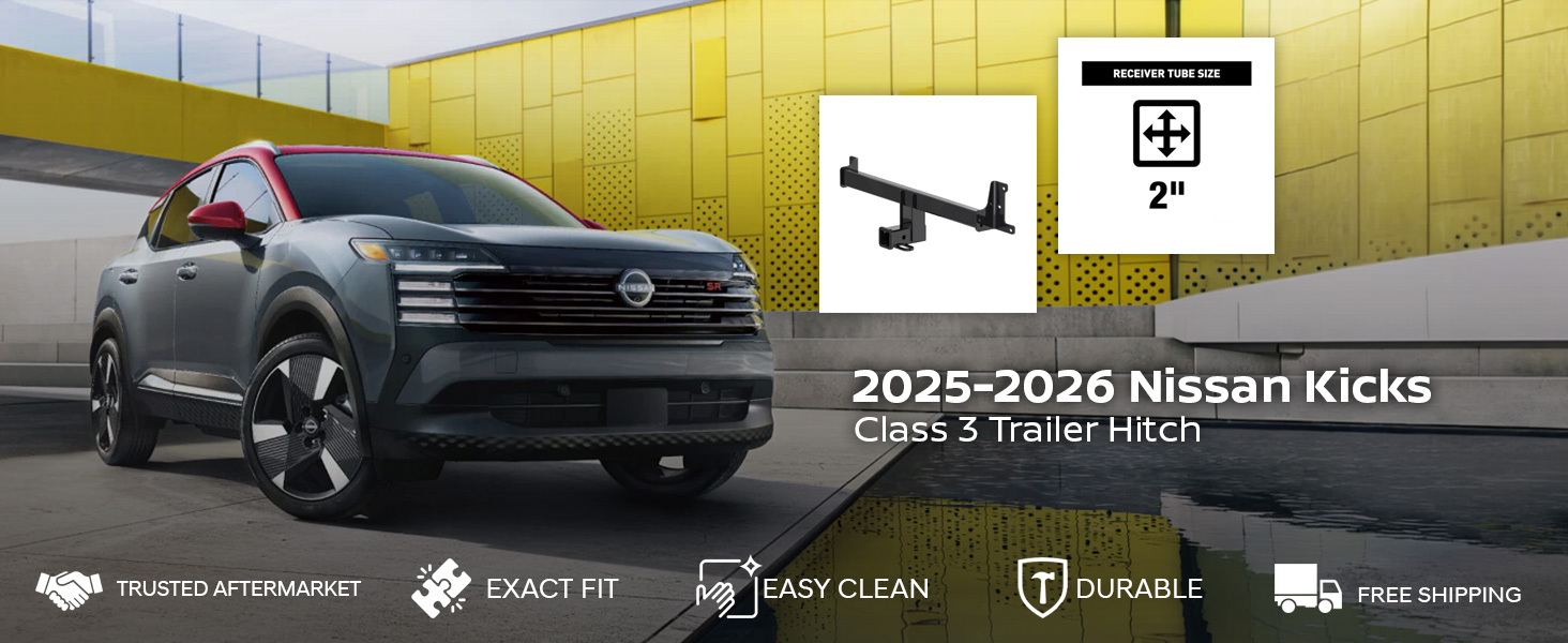 2025-2026 Nissan Kicks Class 3 Trailer Hitch