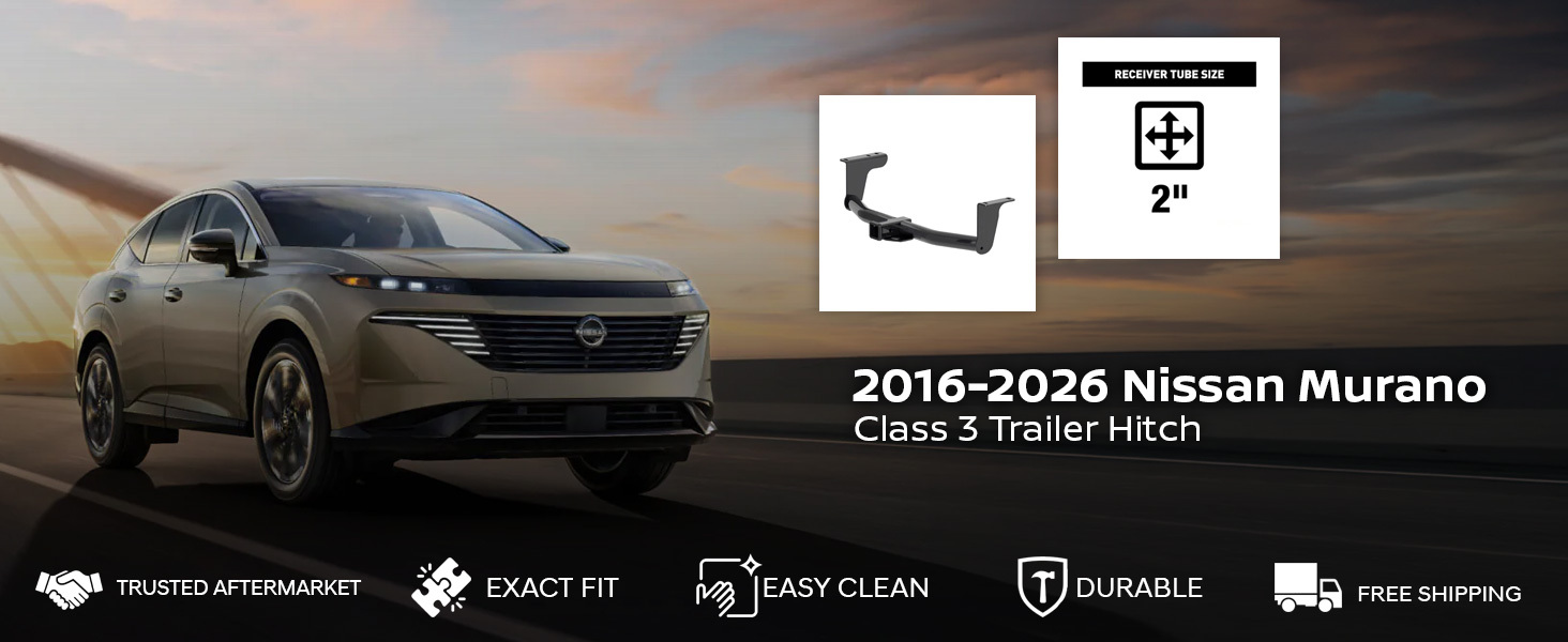 2016-2026 Nissan Murano Class 3 Trailer Hitch