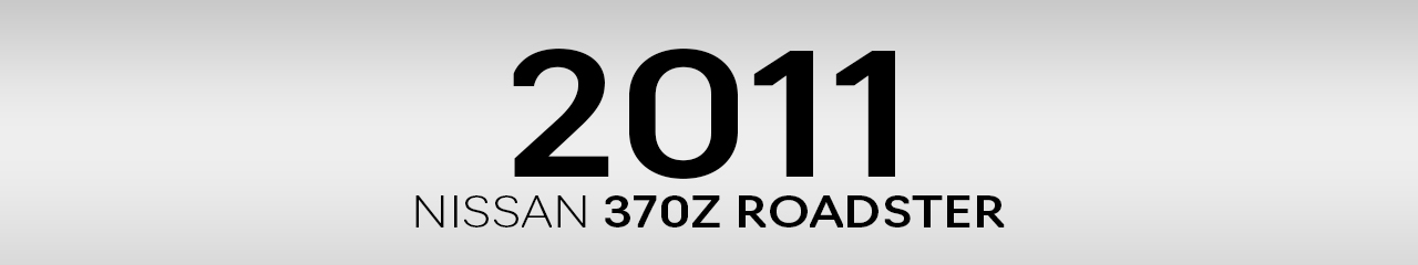 2011 Nissan 370Z Roadster Accessories and Parts 2011 Nissan 370Z Roadster Accessories and Parts