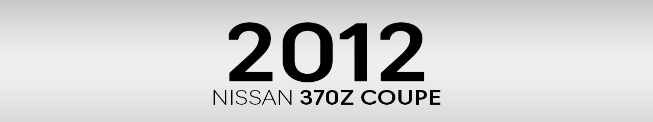 2012 Nissan 370Z Coupe Accessories and Parts 2012 Nissan 370Z Coupe Accessories and Parts