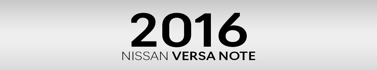 2016 Nissan Versa Note Merchandise