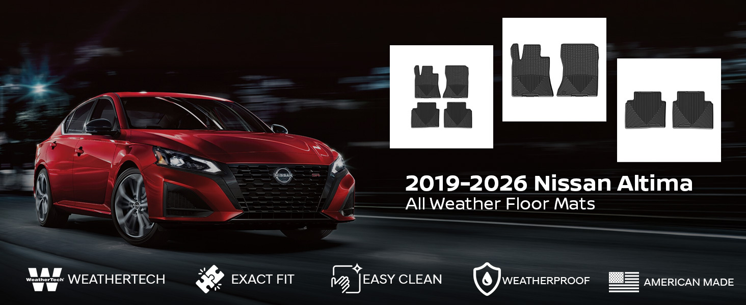 2019-2026 Nissan Altima WeatherTech All Weather Floor Mats