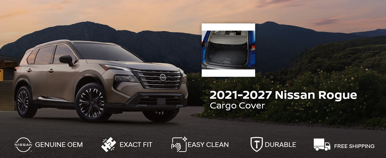 2021-2027 Nissan Rogue Cargo Cover