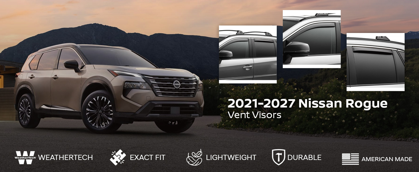 2021-2027 Nissan Rogue WeatherTech Vent Visors