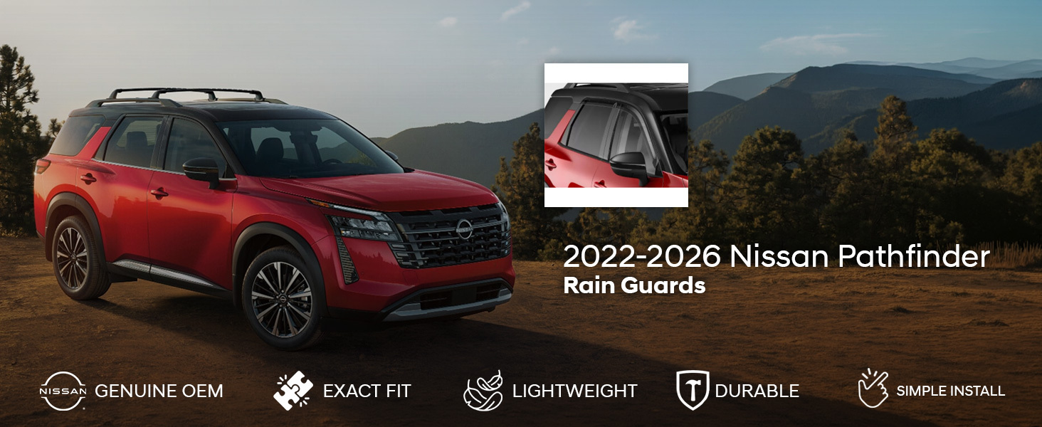 2022-2026 Nissan Pathfinder Rain Guards