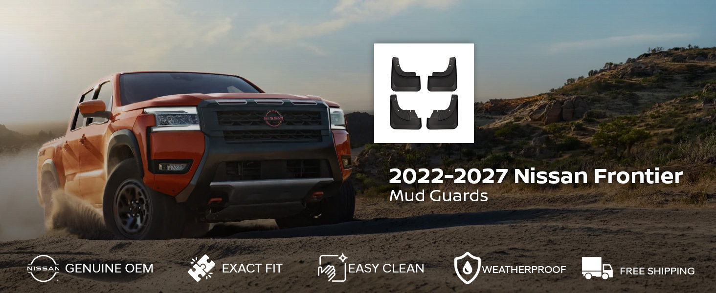 2022-2027 Nissan Frontier Mud Guards