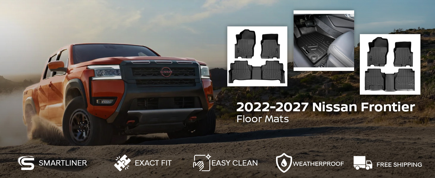 2022-2027 Nissan Frontier SmartLiner Floor Mats