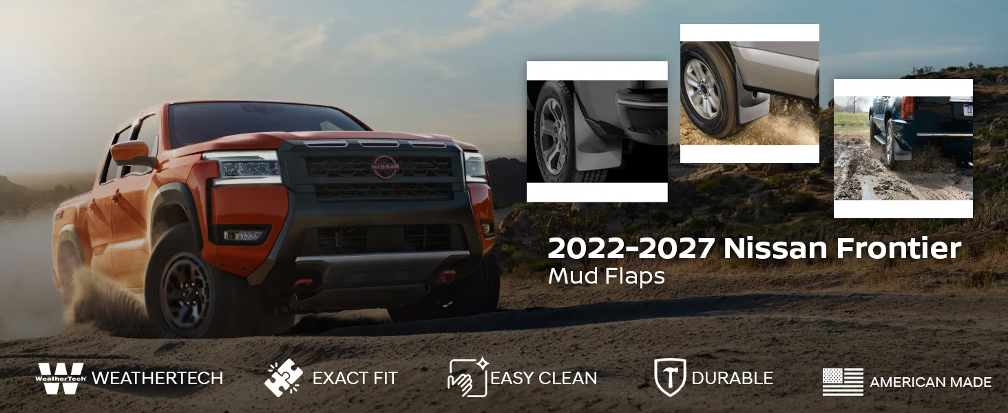 2022-2027 Nissan Frontier WeatherTech Mud Flaps
