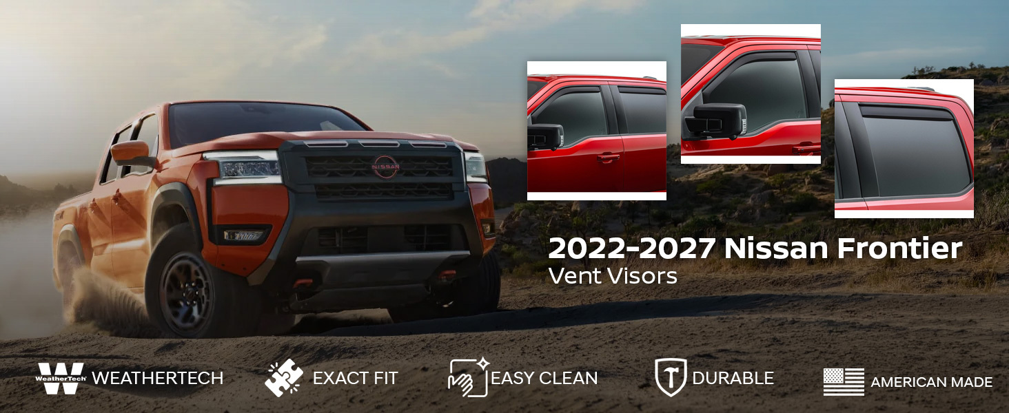 2022-2027 Nissan Frontier WeatherTech Vent Visors