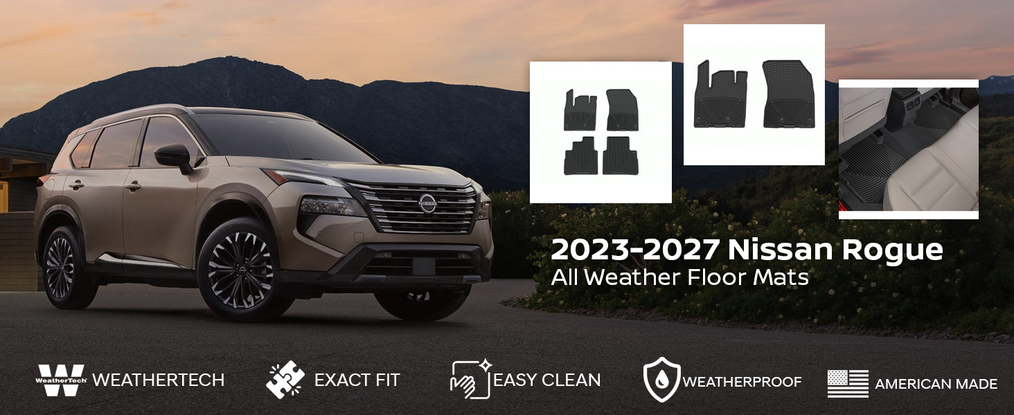 2023-2027 Nissan Rogue WeatherTech All Weather Floor Mats
